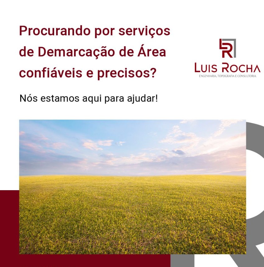 Demarcação de área em propriedade rural